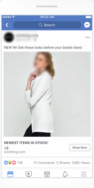 Facebook广告头发