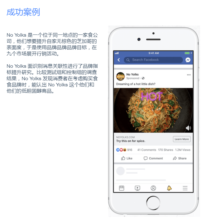 Facebook广告展现样式介绍